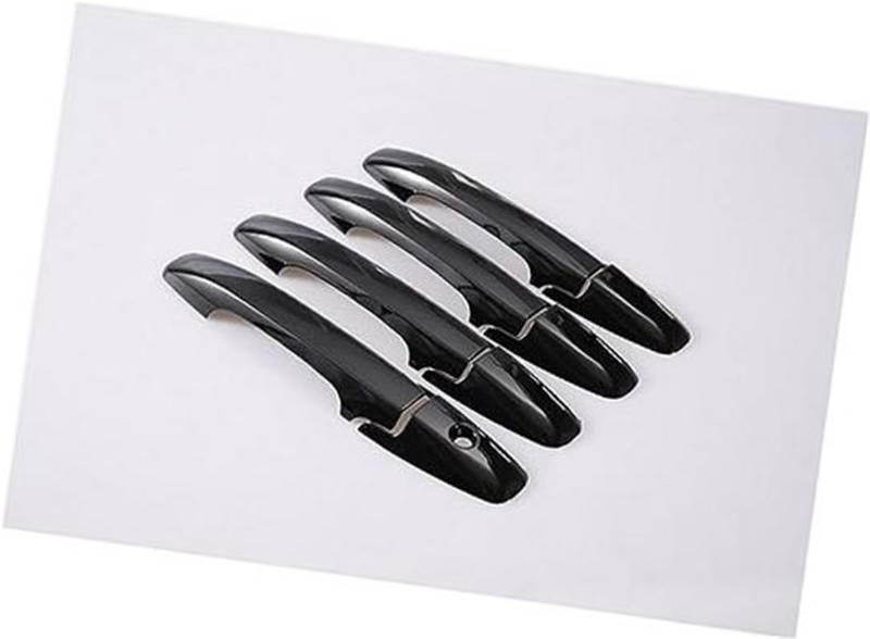 DEMULAX, for Civic, 2006 2007 2008 2009 2010 2011, glänzendes Chrom-Autotürgriff-Abdeckungsdekor Autotürgriffabdeckung(Black Handle) von DEMULAX