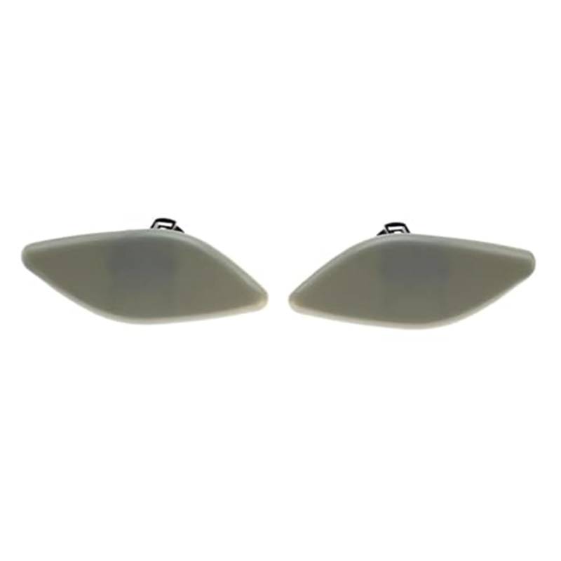 DEMULAX, for Mazda, 3 BL 2009 2010 2011 2012 2013 Frontstoßstange Scheinwerfer Scheinwerferwaschanlage Jet Spray Düse Abdeckkappe BBP3-51-8G1 BBP3-518H1 Abdeckung für Scheibenwaschdüsen(Black Set) von DEMULAX