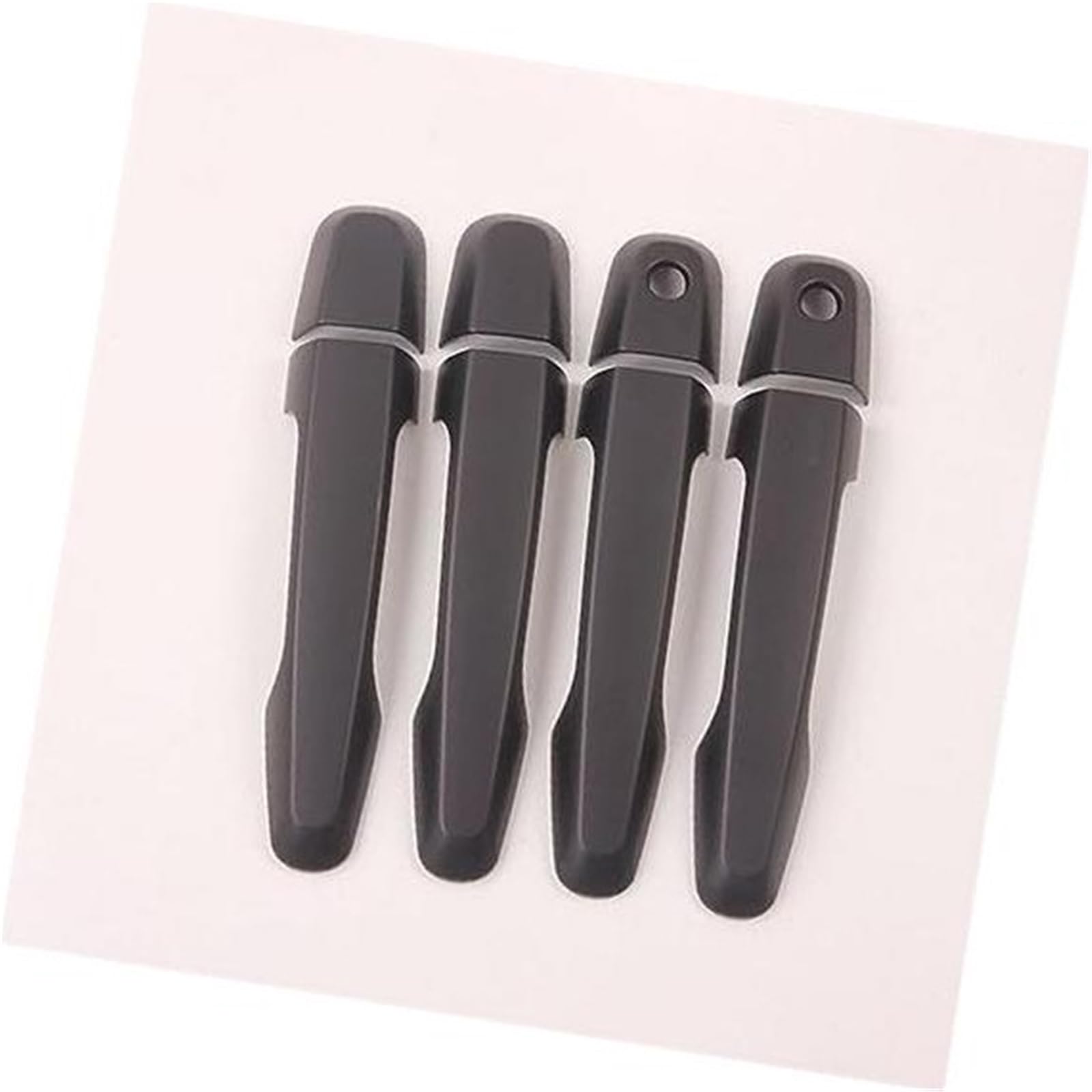 DEMULAX, for Mitsubishi, Pajero Sport 2011 2012 2013 2014 2015 2016 2017 2018 Mattchrom Autotürgriffabdeckung Zubehör Autotürgriffabdeckung(Black 2 Keyholes) von DEMULAX