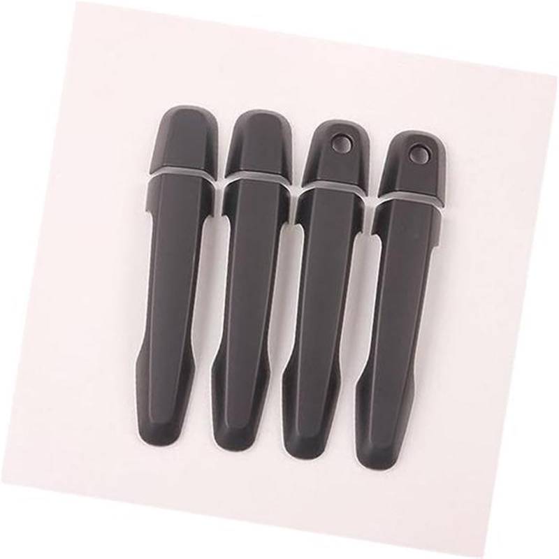 DEMULAX, for Mitsubishi, Pajero Sport 2011 2012 2013 2014 2015 2016 2017 2018 Mattchrom Autotürgriffabdeckung Zubehör Autotürgriffabdeckung(Black 2 Keyholes) von DEMULAX