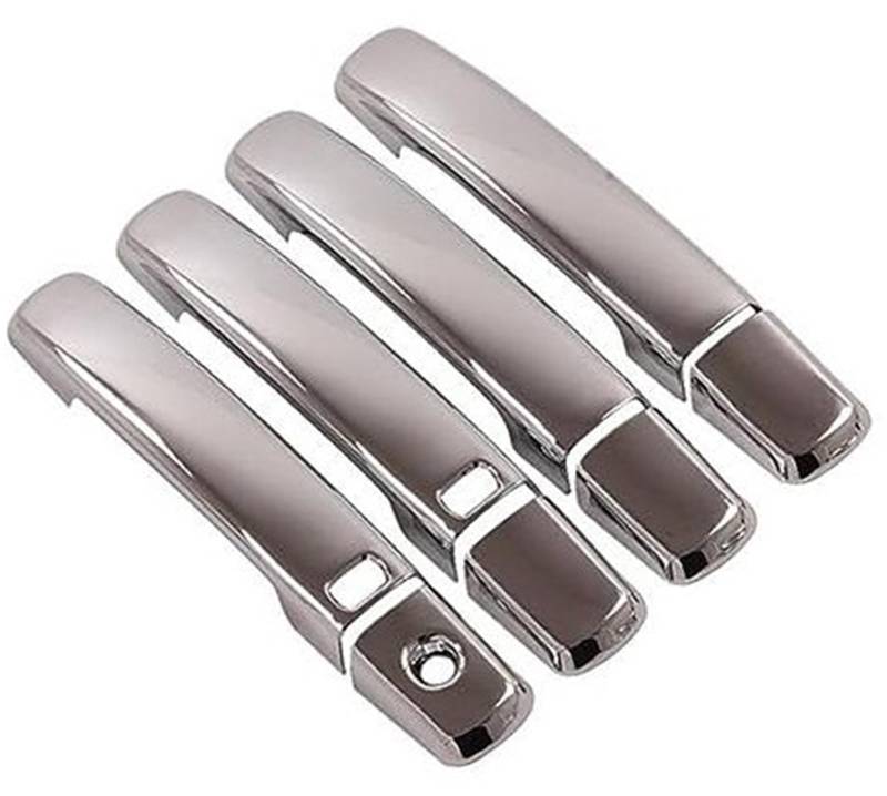 DEMULAX, for Nissan, Navara Frontier 2005–2013, glänzende Chrom-Autotürgriffabdeckung Autotürgriffabdeckung(Silver 2 Buttons) von DEMULAX