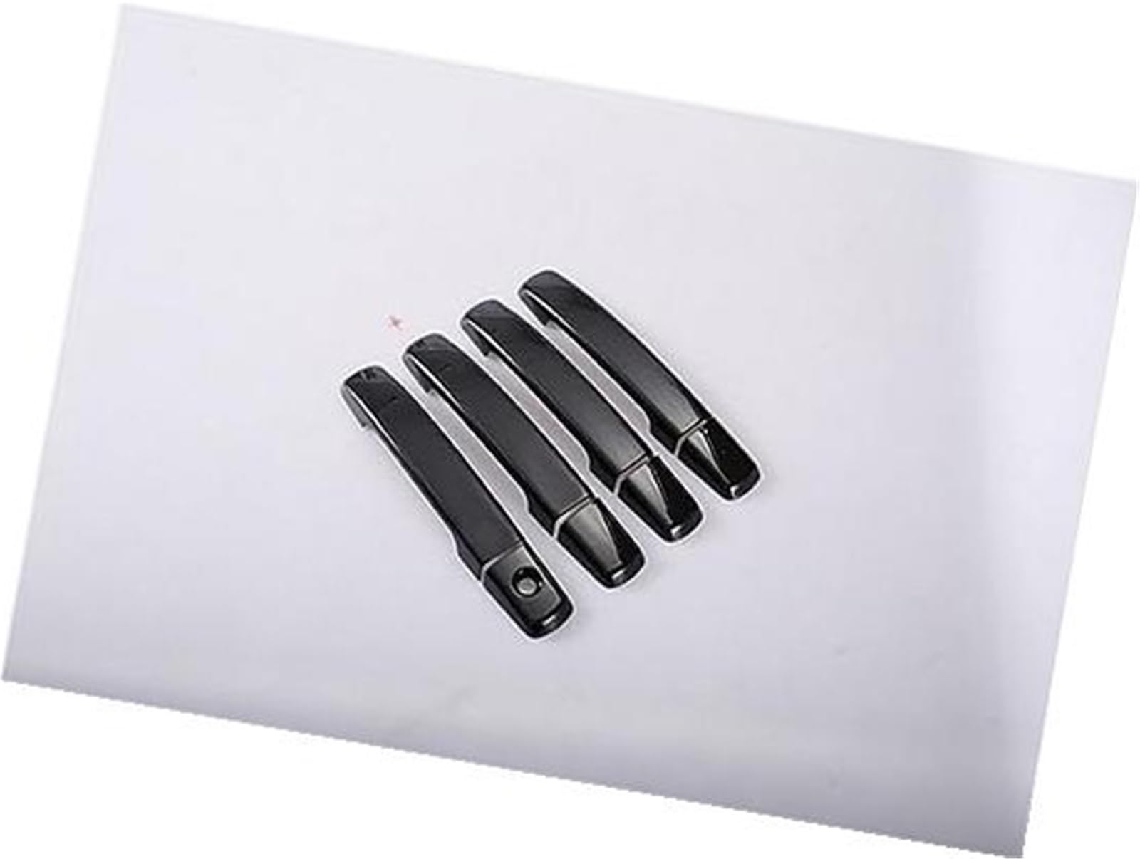 DEMULAX, for Nissan, for Qashqai, j10 2007–2013, glänzende Chrom-Autotürgriffabdeckung Autotürgriffabdeckung(Black 0 Button) von DEMULAX