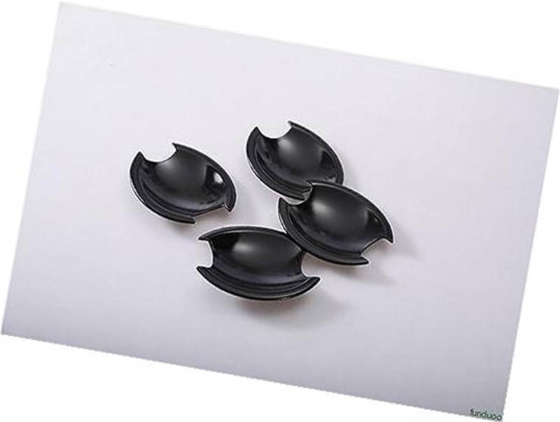 DEMULAX, for Nissan, for Qashqai, j10 2007–2013, glänzende Chrom-Autotürgriffabdeckung Autotürgriffabdeckung(Black Bowl) von DEMULAX