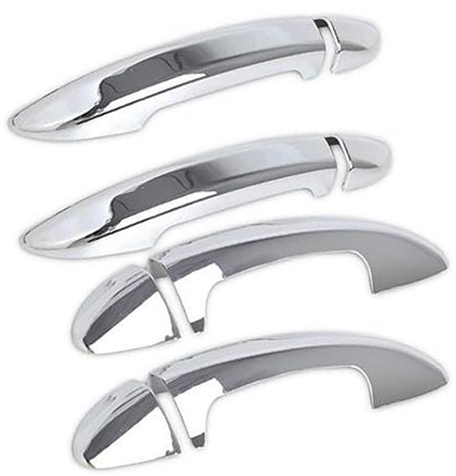 DEMULAX, for Passat, CC B6 B7 3c B7.5 7.5 Limousine Varian Chrom Kohlefaser Autotürgriffabdeckungsverkleidung Autotürgriffabdeckung(Silver) von DEMULAX