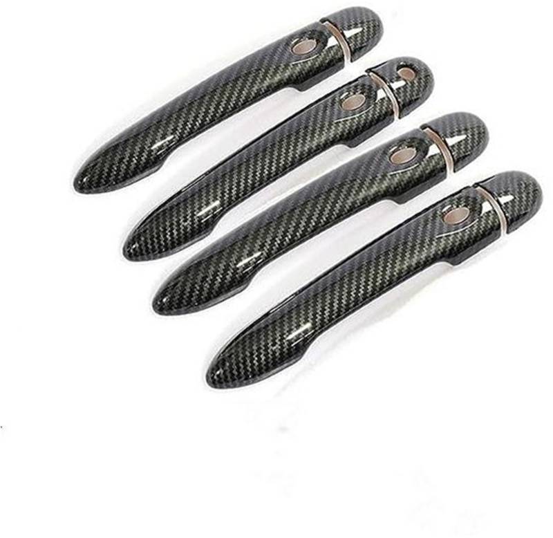 DEMULAX, for Renault, Latitude, for Samsung, SM5 SM3, for Renault, Fluence L38 2009-2017 Kohlefaser-Autotürgriffabdeckung Autotürgriffabdeckung(Black A005094d1k4b) von DEMULAX