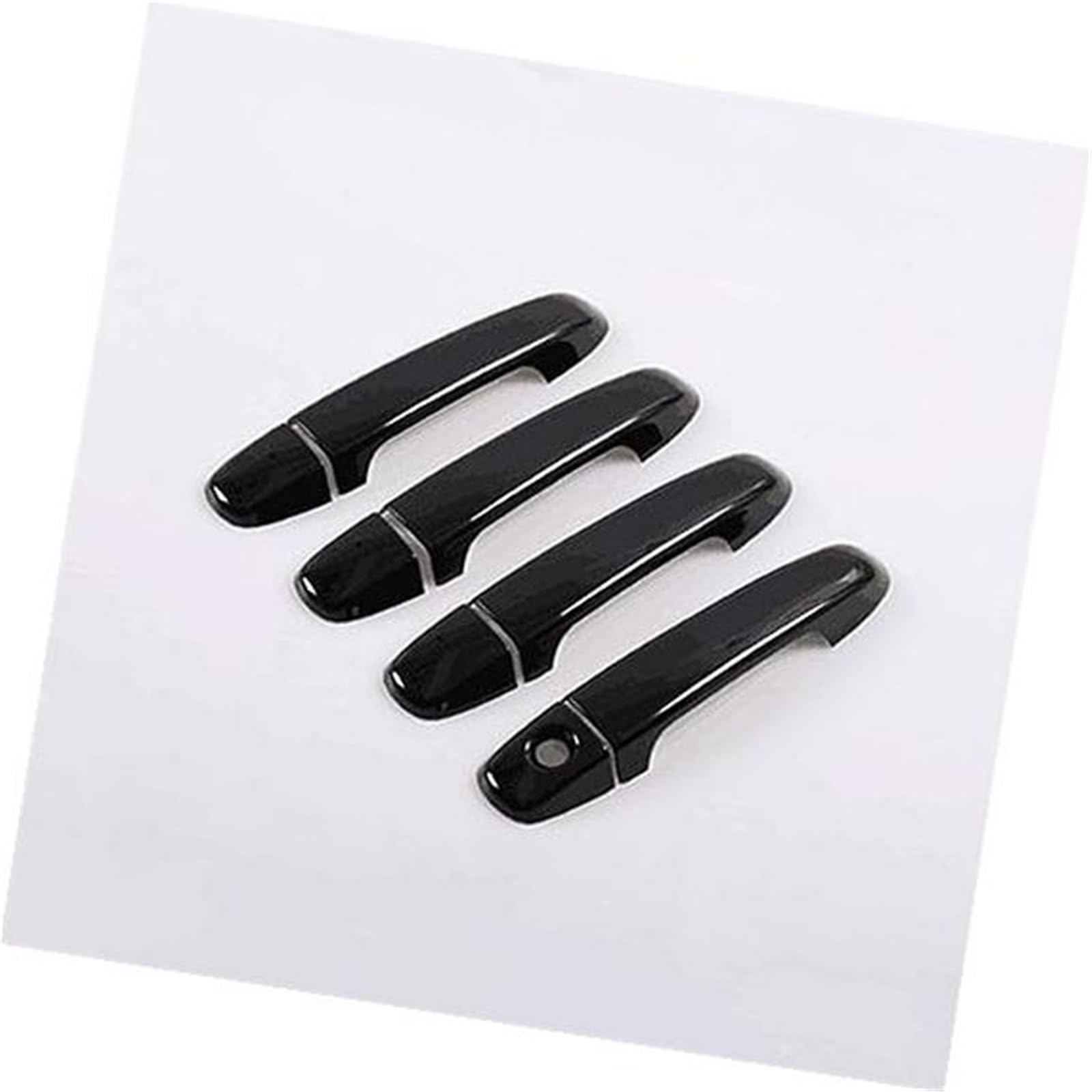 DEMULAX, for Toyota, for Aqua, for Prius C 2011–2017, glänzende Chrom-Auto-Seitentürgriffabdeckung Autotürgriffabdeckung(Black) von DEMULAX