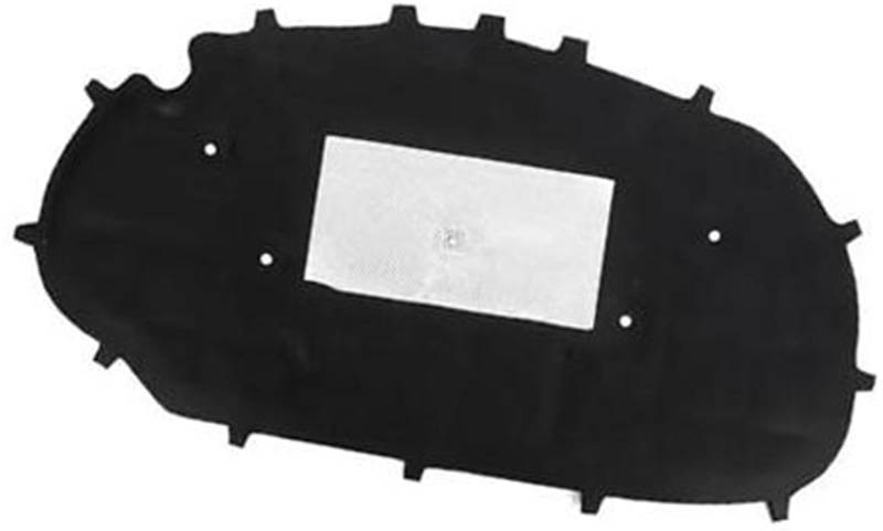 DEMULAX, for VW, for Golf, 6/, for Golf, 6 GTI Fronthaube Motor Baumwolle Schallschutzabdeckung Wärmedämmpolster Hitzeschild für die Motorhaube(Black) von DEMULAX