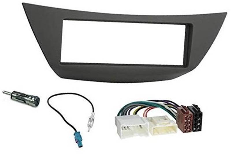 DEMULAX 1 DIN-Autoradio-Blendenrahmen-Set, for Laguna 2007–2015 Autoradio-Armaturenbrett von DEMULAX