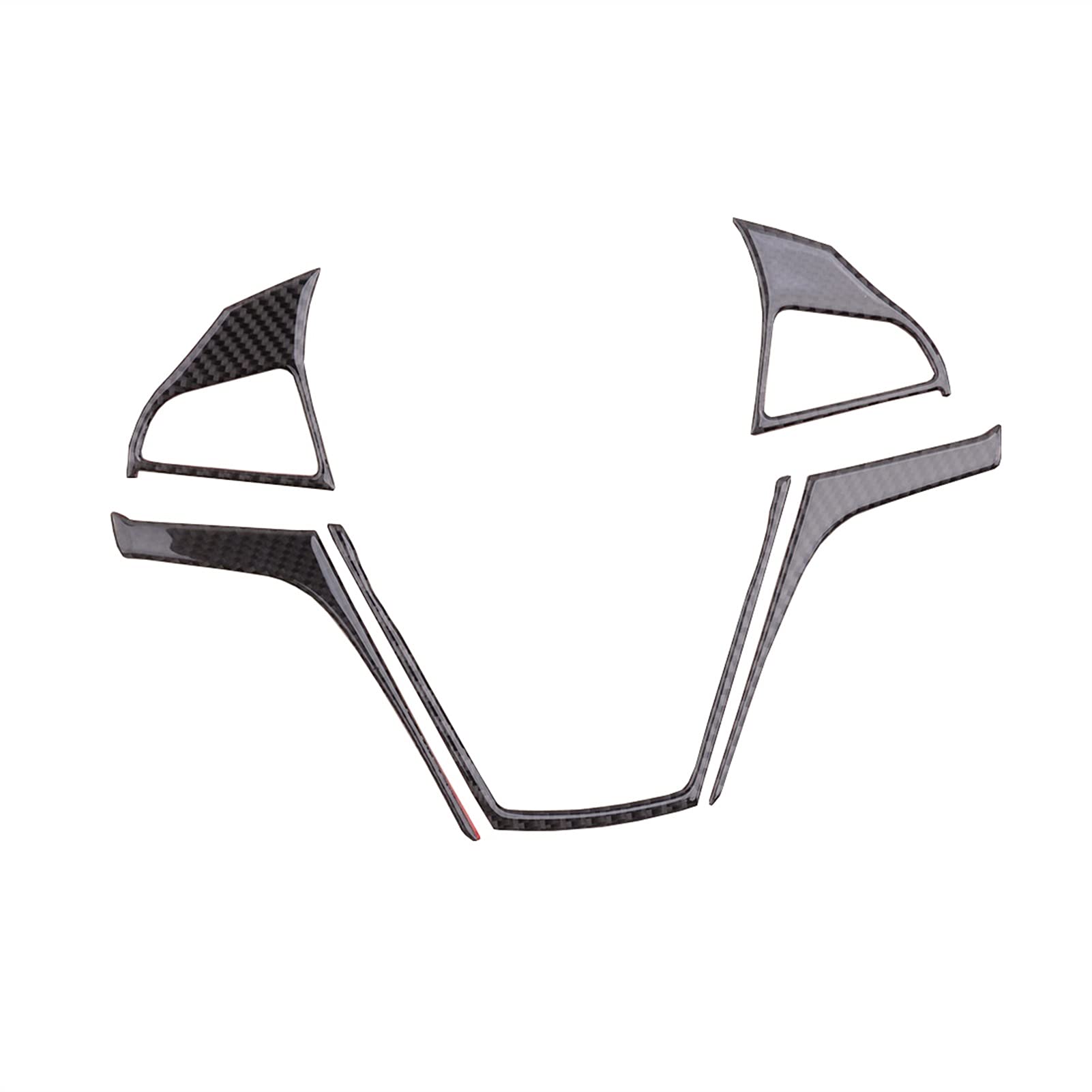 DEMULAX 1 Satz Aufkleber for Lenkradbezug, for Chevrolet, for Camaro, 2013 2014 2015, Autodekorationszubehör, Kohlefaser, Schwarz Auto-Lenkrad-Aufkleber DEMULAX 1 Satz Aufkleber for Lenkradbezug, for Chevrolet, for Camaro, 2013 2014 2015, Autodekorationszubehör, Kohlefaser, Schwarz Auto-Lenkrad-Aufkleber von DEMULAX