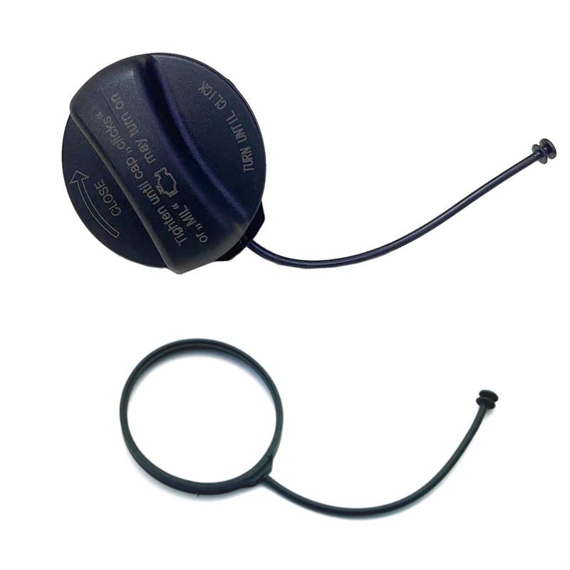 DEMULAX 1 Stück Öl-Tankdeckel-Tankabdeckungslinie, for F10 E46 G30 E36 F30 E30 E34 E70 F11 E92 F31 E87 E60 X5 E90 E39 1er-Zubehör Tankdeckel-Halterung für Autos(Cap with Loop Rope) von DEMULAX