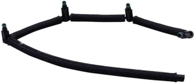 DEMULAX 1 Stück schwarzes Kraftstoffinjektor-Leck-Rücklaufrohr 1574.Q5 3M5Q9K022DC 1435159 1441256 Passend for Peugeot 206 307 407 SW, for Citroen C3 C4 C5 1.6 HDI Berlingo Kraftstoffrücklaufschlauch von DEMULAX