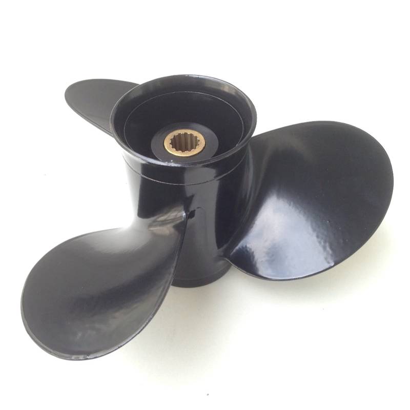 DEMULAX 10,5x11, for BRP 15-35hp Aluminiumpropeller 14 Zähne Marine Boot Yacht Zubehör Propeller Wasserfahrzeugpropeller von DEMULAX