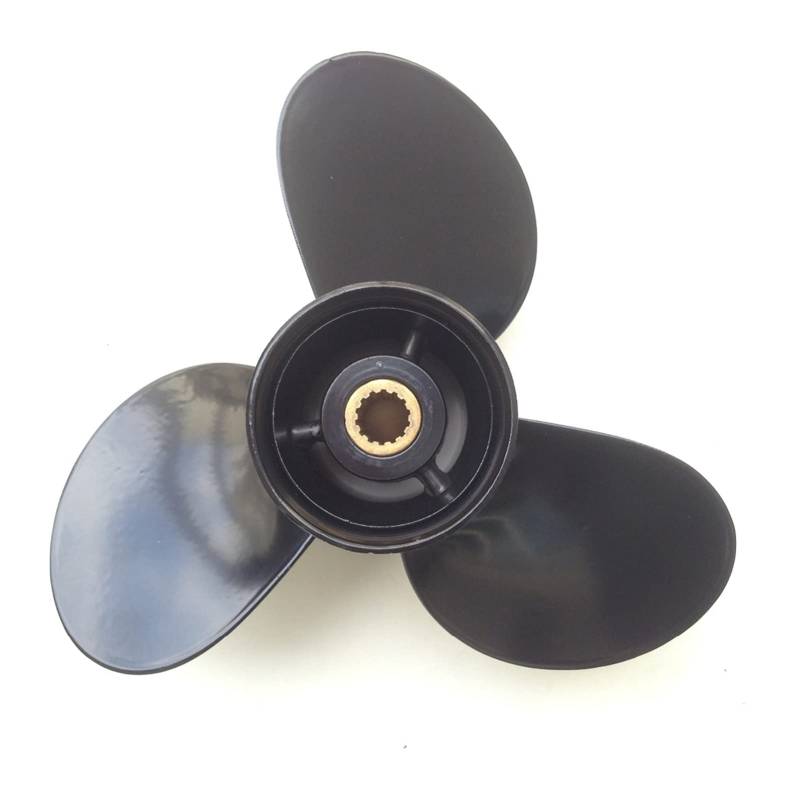 DEMULAX 10 X13 15hp-35hp, for Evinrude Propeller 14 Zahn Spline Aluminium Propeller, for Evinrude Bootszubehör Marine Propeller Wasserfahrzeugpropeller von DEMULAX