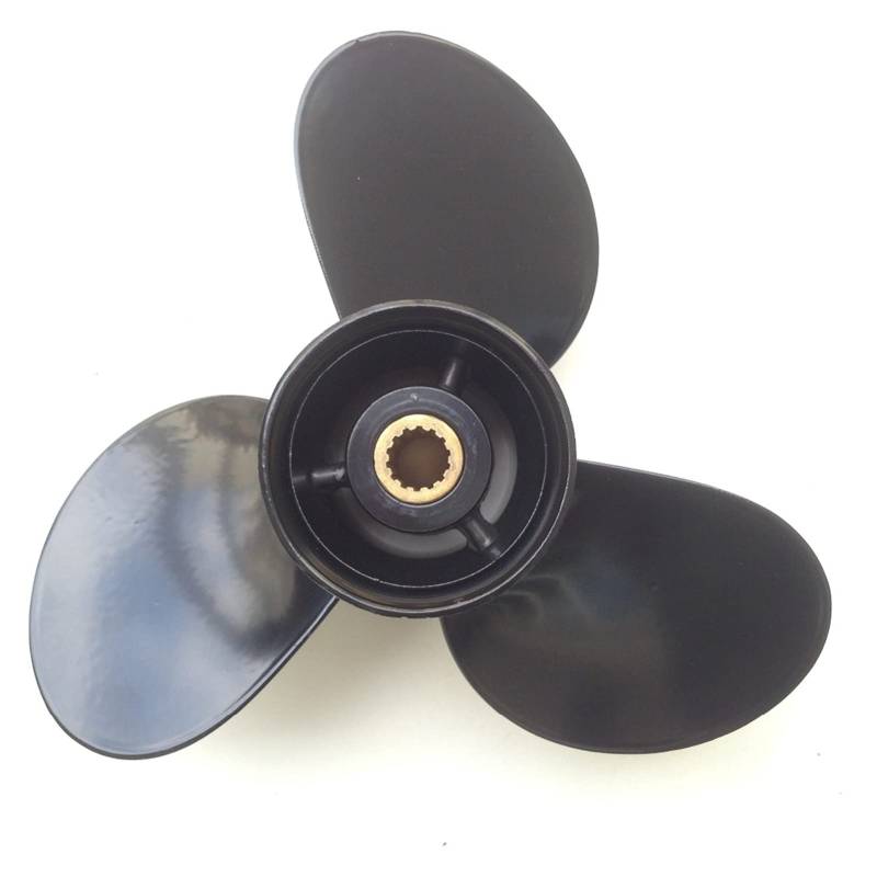 DEMULAX 10x13 15hp-35hp, for OMC Stern Drive Propeller 14 Zahn Aluminium Marine Propeller 3 Blatt Wasserfahrzeugpropeller von DEMULAX