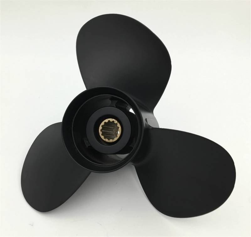 DEMULAX 11 1/8x13, for Nissan, Propeller 25 PS 60 PS 13-Zahn-Außenbord-Aluminiumpropeller Marinepropeller Wasserfahrzeugpropeller von DEMULAX
