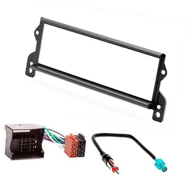 DEMULAX 11-240-4-7 Autoradio-Blende, 1-DIN, Einbauset for Armaturenbrett, for Hatch (R50R53) 2001-2006, Cabrio Autoradio-Armaturenbrett von DEMULAX