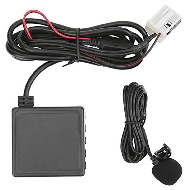 DEMULAX 12-poliges Bluetooth-Modul, Audio-Video-Bluetooth-Kits, kabelloses Freisprechmikrofon, for C2 C4 307 308 Fahrzeug-Audio-Mikrofonadapter von DEMULAX