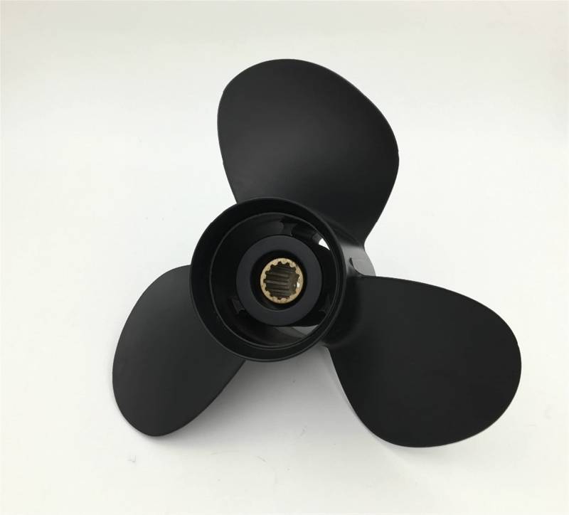 DEMULAX 13x17 40hp-140hp, for OMC Stern Drive Propeller 13 Tooth Spline Aluminium Propeller Bootszubehör Marine Propeller Wasserfahrzeugpropeller von DEMULAX