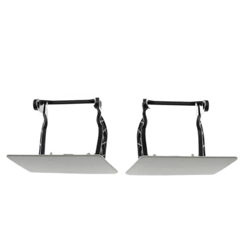 DEMULAX 1648850226 1648850126 Frontstoßstange Scheinwerferwaschanlage Sprühdüse Abdeckkappe, for Mercedes-Benz, X164 GL350 GL450 GL550 2006–2012 Abdeckung für Scheibenwaschdüsen(Black Set) von DEMULAX