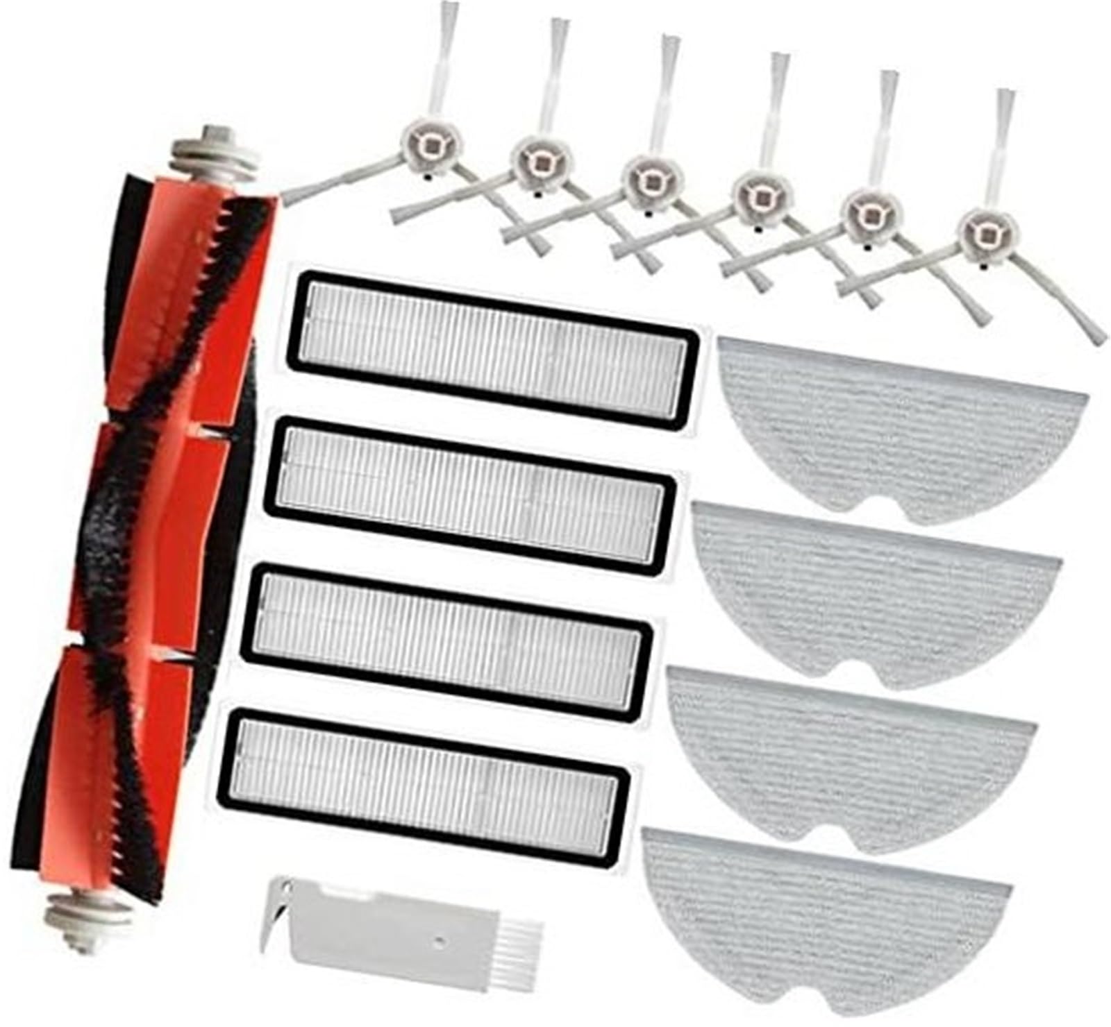 DEMULAX 16er-Pack Zubehör, for Mova L600 Roboterstaubsaugerteile, 1x Walzenbürste, 6X Seitenbürste, 4X Filter, 4X Wischtuch, 1x Reinigungswerkzeug Staubsauger-Ersatzset DEMULAX 16er-Pack Zubehör, for Mova L600 Roboterstaubsaugerteile, 1x Walzenbürste, 6X Seitenbürste, 4X Filter, 4X Wischtuch, 1x Reinigungswerkzeug Staubsauger-Ersatzset von DEMULAX
