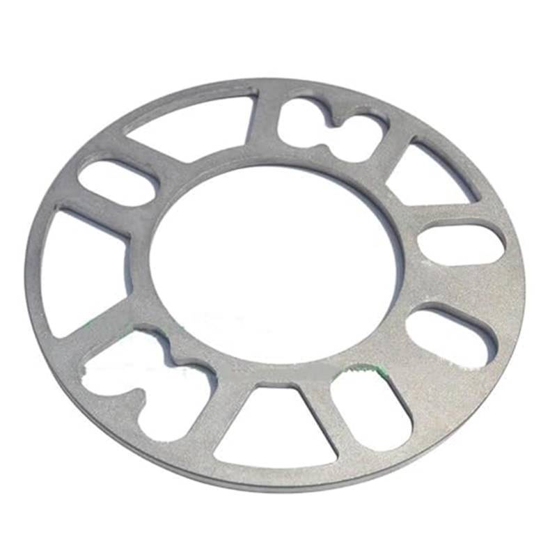 DEMULAX 1PC 3mm/5mm /8mm /10mm 4 5 Stud Universal Legierung Aluminium Sport Auto Rad Spacer Rad Shim Shims Platte Reifendistanzstück für Auto von DEMULAX