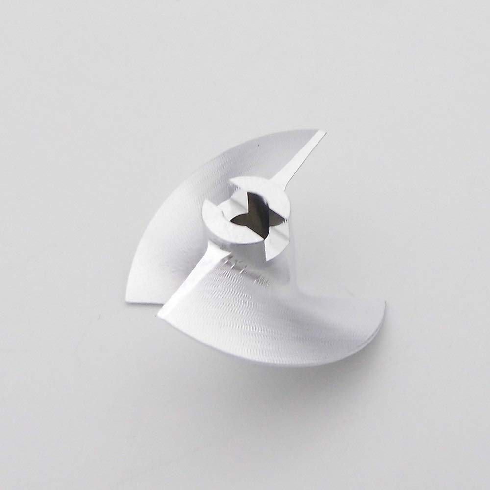 DEMULAX 1PC Aluminium Metall CNC Propeller Jet Pumpe Triebwerk Propeller Prop 4mm 5mm Welle Durchmesser 40mm 26mm RC Jet Drive Boot Wasserfahrzeugpropeller(D26xd4mm) von DEMULAX