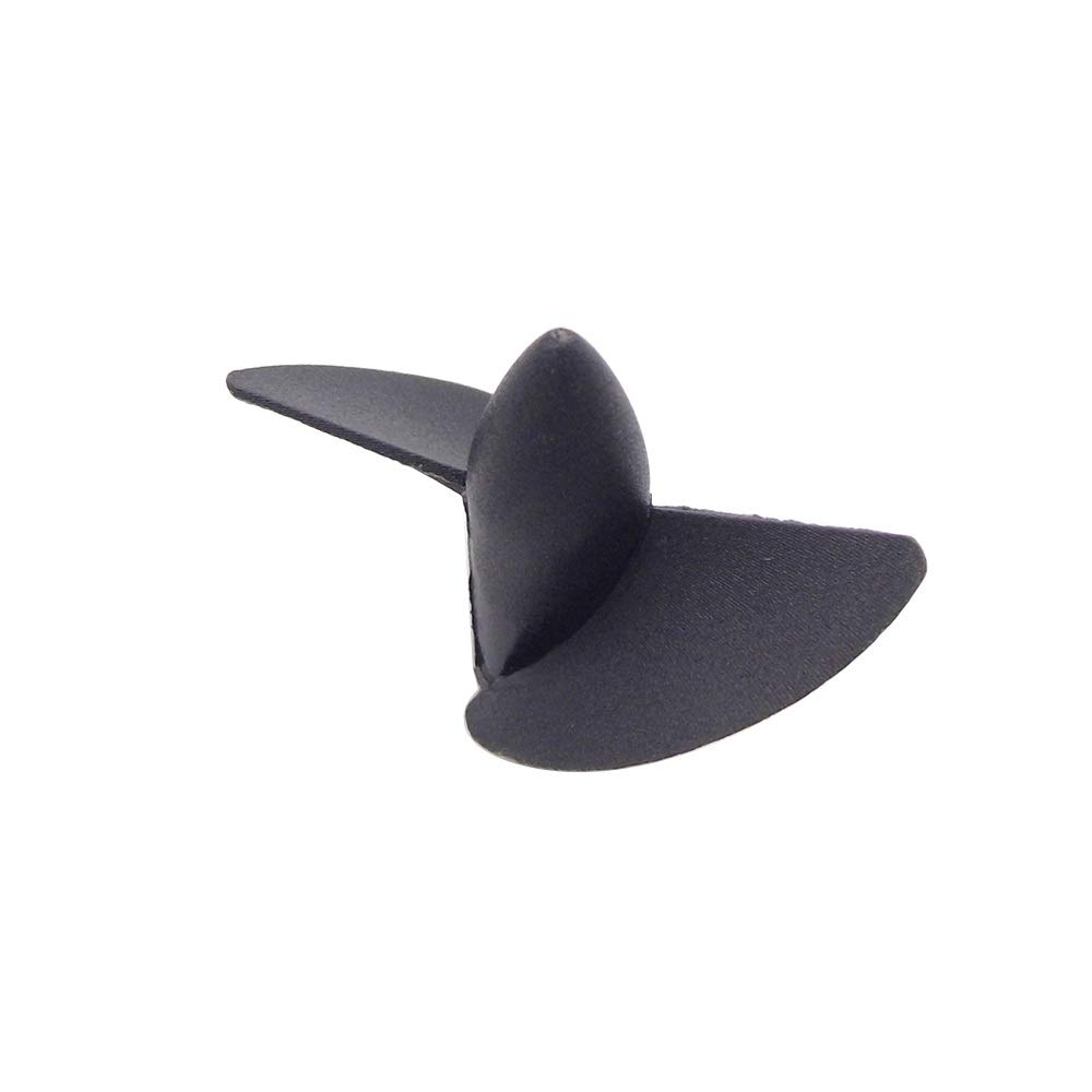 DEMULAX 1PC M4 Gewinde Nylon Propeller 35mm 39mm 42mm 45mm 2 Klingen Prop Links Rechts Hand RC Boot Geschwindigkeit Mono CAT Spielzeug Modell Boot Wasserfahrzeugpropeller(42mm Right Hand) von DEMULAX