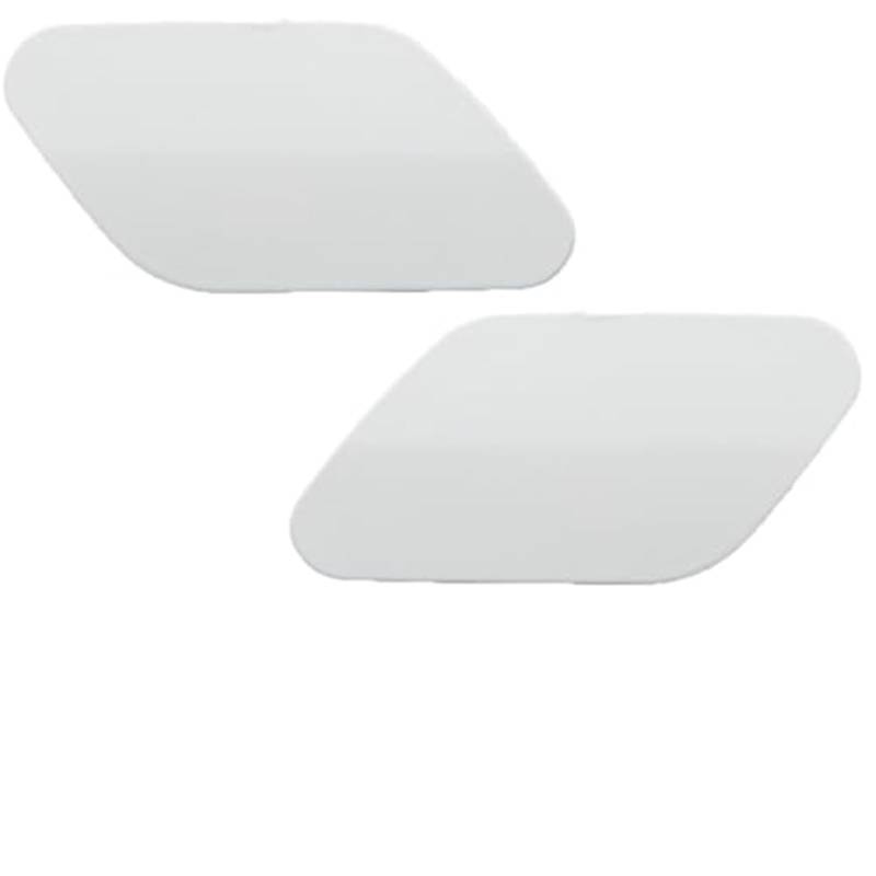 DEMULAX 2 Stück, for Opel, Insignia, for Buick, Regal 2009 2010 2011 2012 2013 Scheinwerferwaschdüsen-Abdeckkappe Frontstoßstangen-Scheinwerfer-Sprühdeckel Abdeckung für Scheibenwaschdüsen(BLACK White von DEMULAX