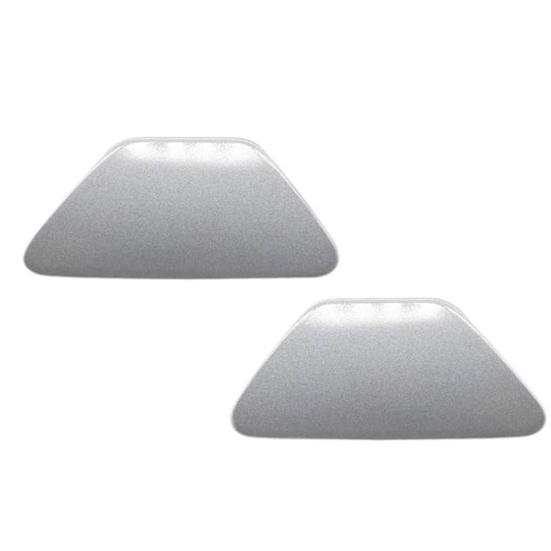 DEMULAX 2 Stück Auto-Scheinwerferwaschdüsen-Abdeckung, Sprühkappe, for, 5 F10 Limousine F11 for Wagon 520 523 525 528 530 535 550 2010 2011 2012 2013 Abdeckung für Scheibenwaschdüsen(Black Space Grey von DEMULAX