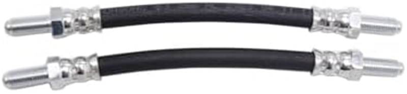 DEMULAX 2 Teile/Satz Schwarz Gummi Hinten Brems Rohr Schlauch GBH250 Passt, for Classic, for MINI, for Rover, Austin Morris Bremsschlauch hinten von DEMULAX