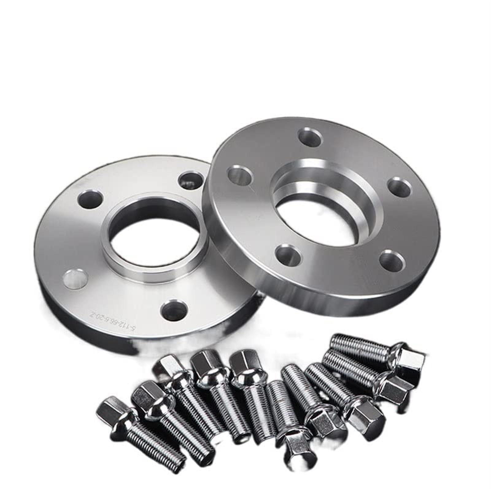 DEMULAX 2 stück 12/15/20mm Spurverbreiterung Adapter PCD 5x130 CB 71,6 Mm, for Porsche, 911 918 928 944 718 Boxster, for Panamera, for Cayenne, for Q7 Auto-Radabstandshalter-Set(2PCS 12MM Black) von DEMULAX