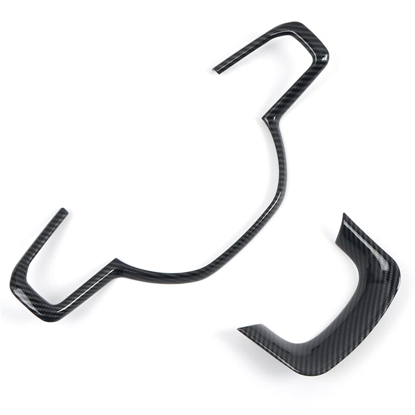 DEMULAX 2-teiliger Lenkradknopf-Abdeckungsrahmen, for Dodge, Ram 1500 2019 2020 Auto-Innendekorationszubehör, Kohlefaser Schwarz Auto-Lenkrad-Aufkleber DEMULAX 2-teiliger Lenkradknopf-Abdeckungsrahmen, for Dodge, Ram 1500 2019 2020 Auto-Innendekorationszubehör, Kohlefaser Schwarz Auto-Lenkrad-Aufkleber von DEMULAX
