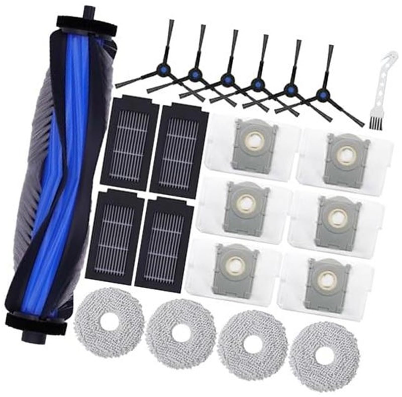 DEMULAX 22-teiliges Zubehör-Set for Ecovacs Deebot T50 Max T50 Pro T50 Omni T50 Pro Omni T50 Max Pro Omni Staubsauger, 1 Hauptbürste, 4 Filter, 4 Tücher, 6 Seitenbürsten, 6 Staubbeutel, 1 Reinigungsbü DEMULAX 22-teiliges Zubehör-Set for Ecovacs Deebot T50 Max T50 Pro T50 Omni T50 Pro Omni T50 Max Pro Omni Staubsauger, 1 Hauptbürste, 4 Filter, 4 Tücher, 6 Seitenbürsten, 6 Staubbeutel, 1 Reinigungsbü von DEMULAX