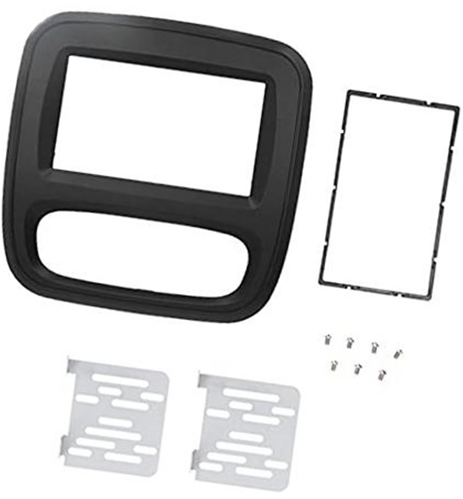 DEMULAX 2Din DVD Blende Stereo Radio Navigation Panel Doppel DIN Einbau Armaturenbrett Kit Audio Rahmen, for Trafic 2015 Autoradio-Armaturenbrett DEMULAX 2Din DVD Blende Stereo Radio Navigation Panel Doppel DIN Einbau Armaturenbrett Kit Audio Rahmen, for Trafic 2015 Autoradio-Armaturenbrett von DEMULAX