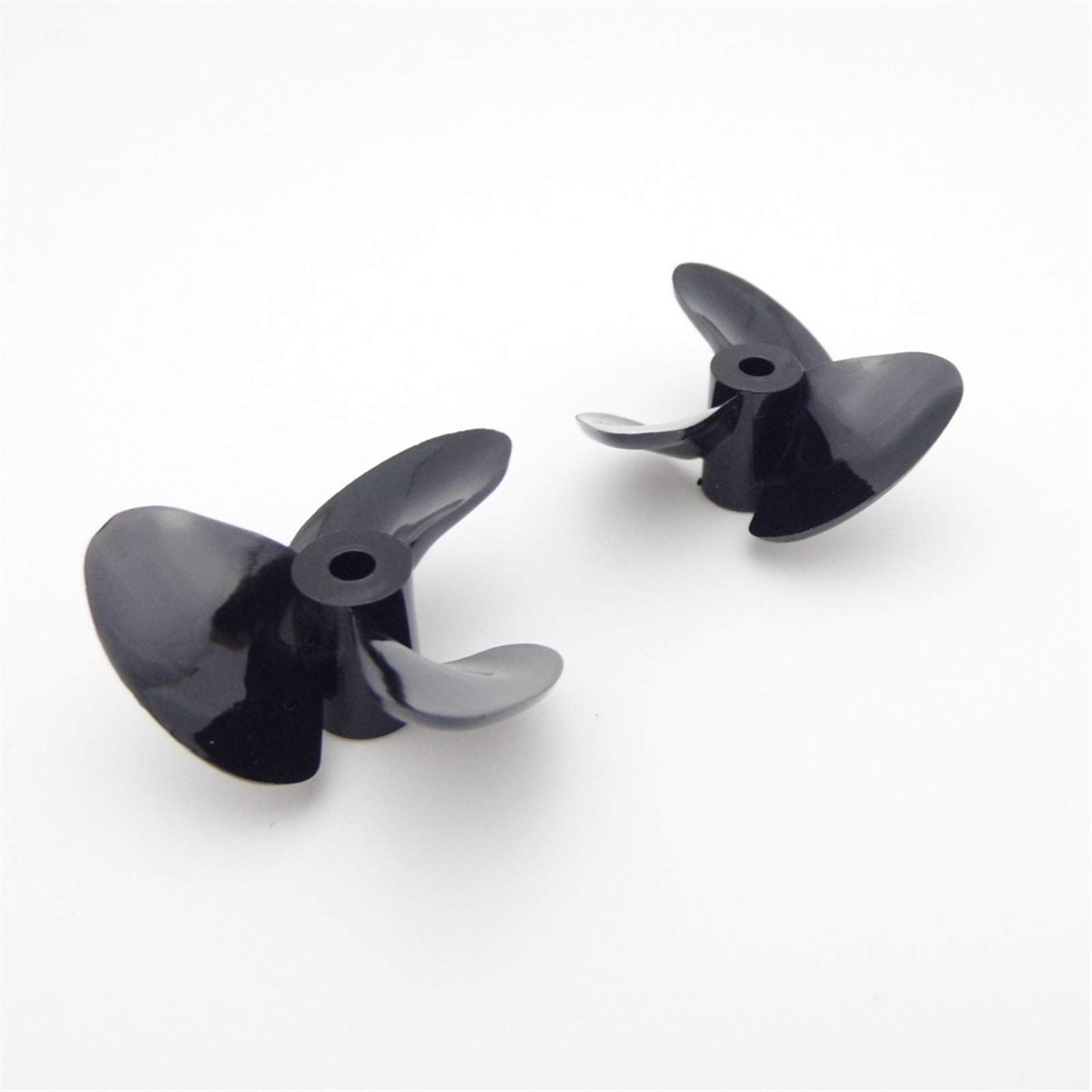 DEMULAX 2PCS Boot Modell Rechts Links Hand PC Propeller Prop 26mm 30mm 34mm 3mm 4mm Welle RC Boot Jet Mono Spielzeug Marine Wasserfahrzeugpropeller(D26xd3mm Left Hand) von DEMULAX