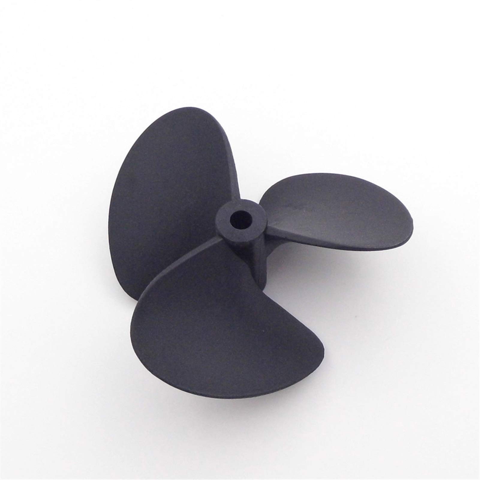DEMULAX 3-Blatt-Nylonpropeller 70 mm 80 mm Steigung 1,6 Propeller 5 mm Schaft RC-Boot Schlepper Köderboot ROV Roboter Wasserstrahlruder Wasserfahrzeugpropeller(1PC 80mm Left Hand) von DEMULAX