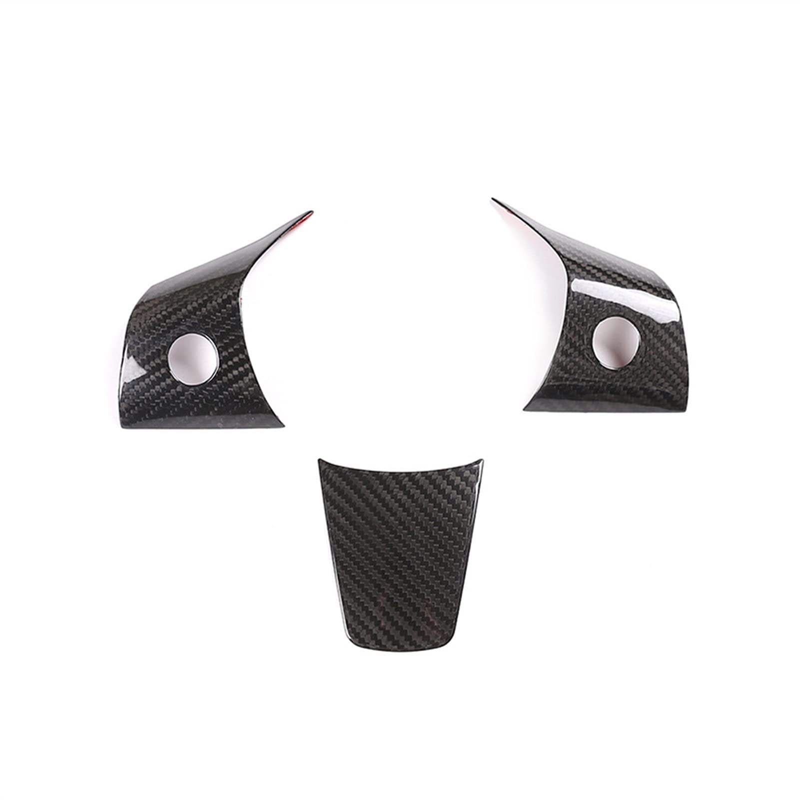 DEMULAX 3-teilige Lenkradverkleidung aus Echtkarbonfaser, for, for Tesla, Modell 3 2017-2019 Auto-Lenkrad-Aufkleber DEMULAX 3-teilige Lenkradverkleidung aus Echtkarbonfaser, for, for Tesla, Modell 3 2017-2019 Auto-Lenkrad-Aufkleber von DEMULAX