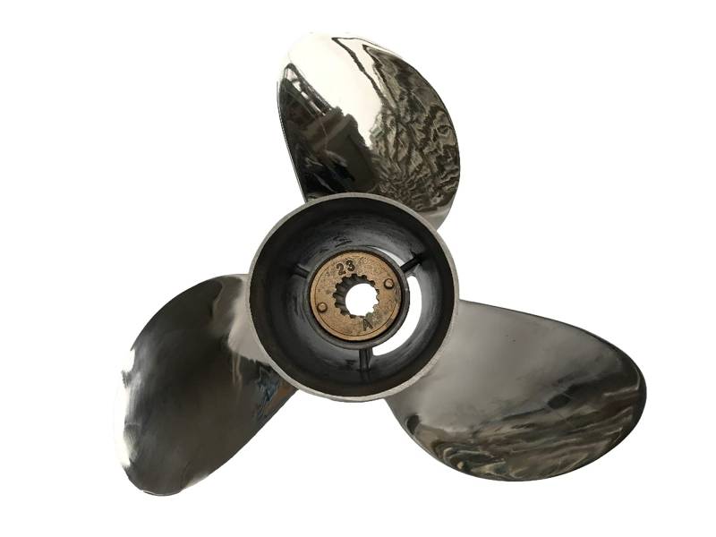 DEMULAX 3x11,5x12 45HP-55HP, for Johnson Propeller, Edelstahl-Propeller 13 Zähne, for Johnson Cheap Boat Motors Marine Propeller Wasserfahrzeugpropeller von DEMULAX