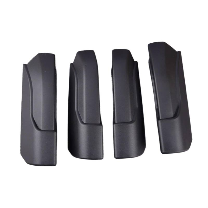 DEMULAX 4 Stück ABS-Kunststoff vorne hinten Dachträger Beinschiene Endabdeckung Schalenkappen schwarz, for Pilot 2009 2010 2011 2012 2013 2014 2015 Autodachgepäckträger-Abdeckung von DEMULAX