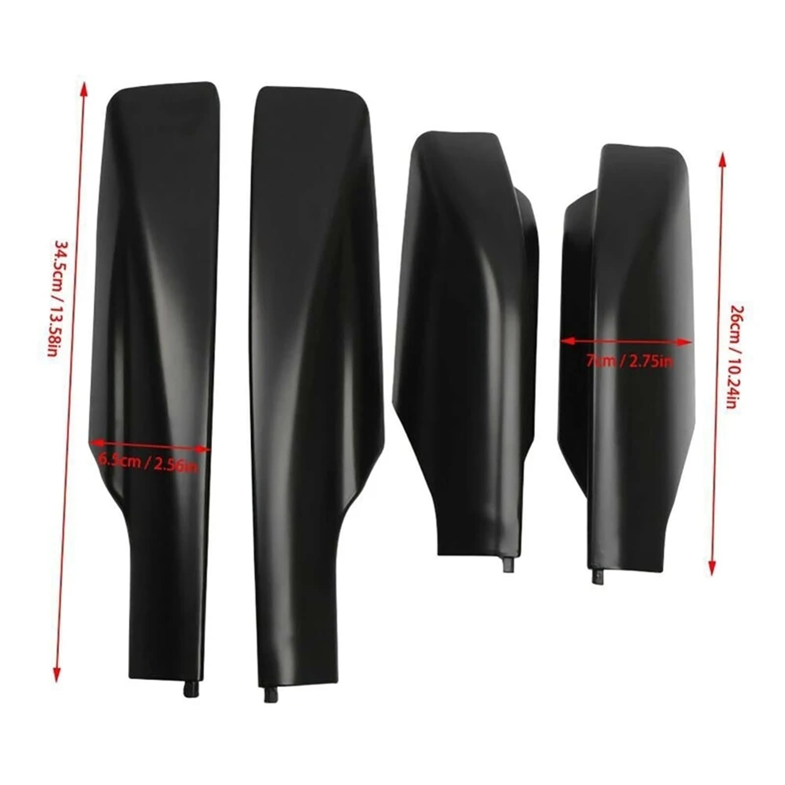 DEMULAX 4 Stück Auto-Dachträger-Abdeckung, Bar-Schienen-Endschalenkappe, for Toyota, for RAV4, XA30 2006–2012 Autodachgepäckträger-Abdeckung(Black) von DEMULAX