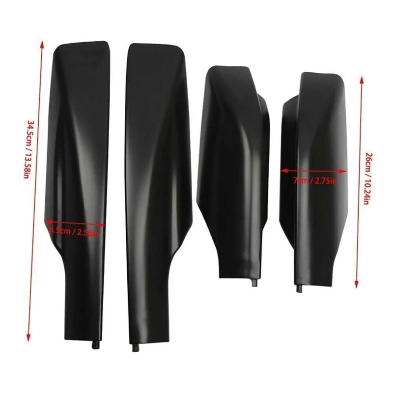 DEMULAX 4 Stück Auto-Dachträger-Abdeckung, Bar-Schienen-Endschalenkappe, for Toyota, for RAV4, XA30 2006–2012 Autodachgepäckträger-Abdeckung(Black) von DEMULAX