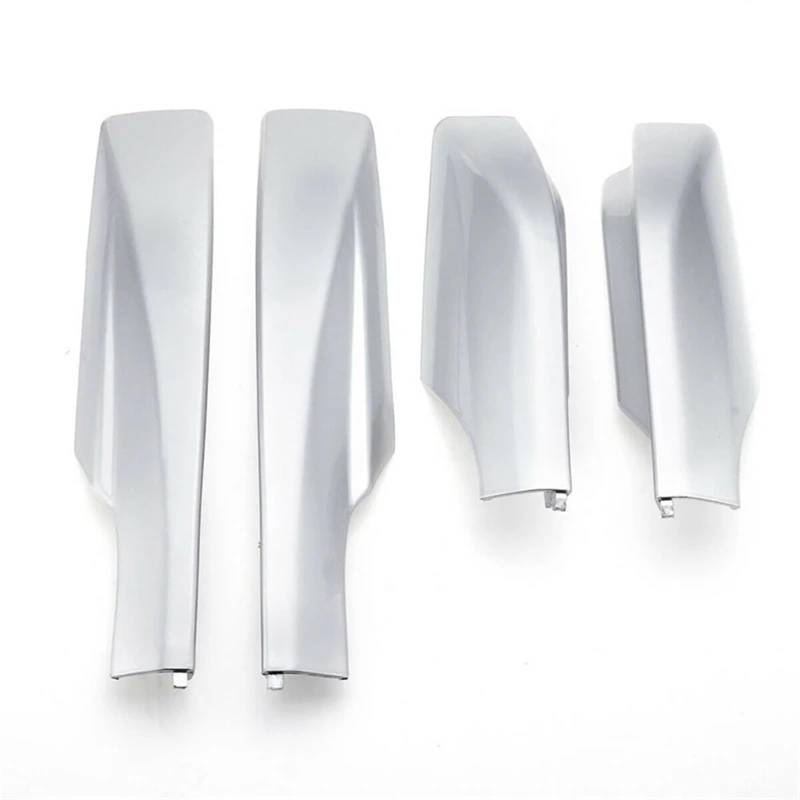 DEMULAX 4 Stück Auto-Dachträger-Schienen-Endabdeckung vorne und hinten, for Toyota, for RAV4, XA30 2006–2012 Autodachgepäckträger-Abdeckung(Silver) von DEMULAX