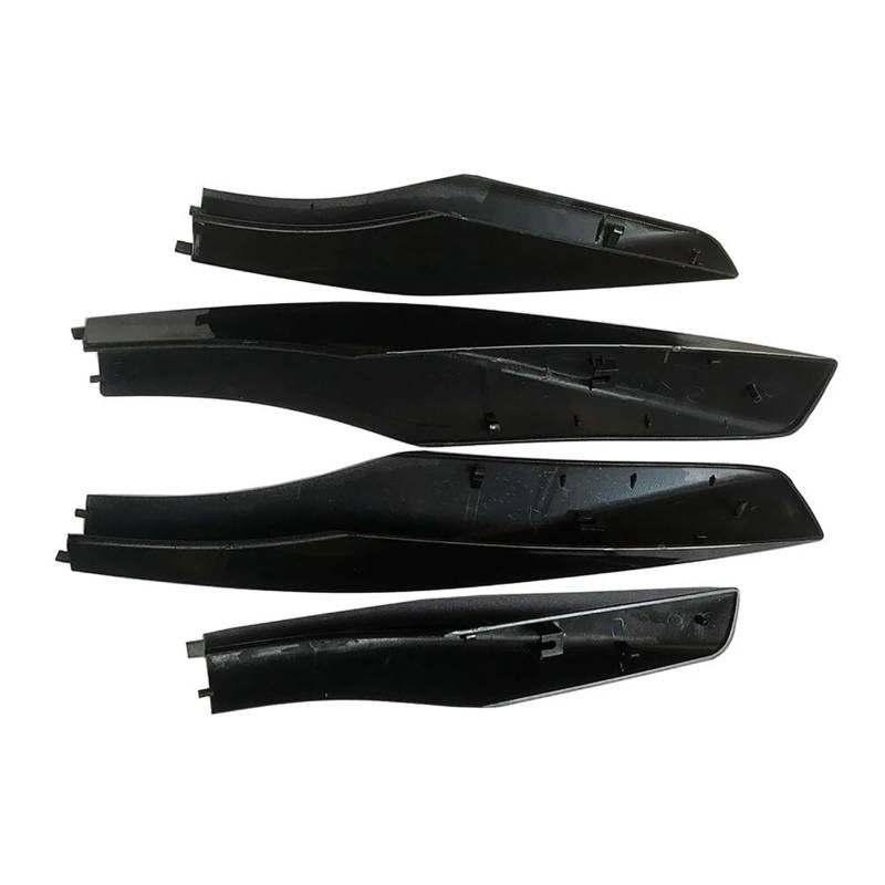 DEMULAX 4 Stück Dachträger-Schienen-Endschale, for Lexus, for RX350 RX400h RX330 2004–2009, ABS-Kunststoff-Schutzabdeckung, schwarz Autodachgepäckträger-Abdeckung von DEMULAX