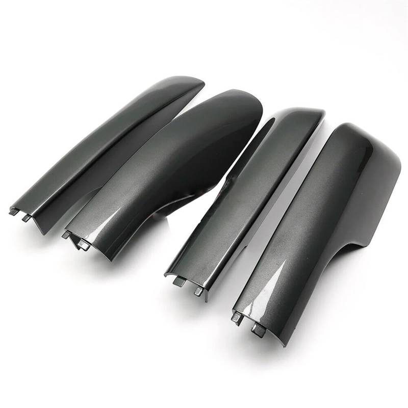 DEMULAX 4 Stück Dachträger-Schienenstangen-Endabdeckungsschale, for Lexus, for LX570 2008–2016, Dachgepäckträger-Endabdeckung aus Kunststoff Autodachgepäckträger-Abdeckung von DEMULAX