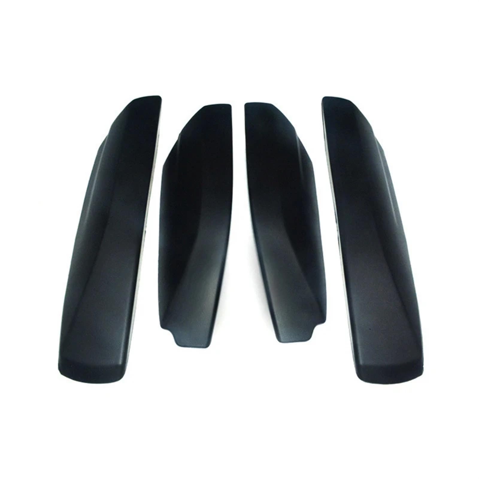 DEMULAX 4-teilige Dachgepäckträger-Abdeckung, Stangenschienen-Endschale, for Toyota, for Highlander XU50 2001–2007, Dachträger-End-Plasitc-Abdeckungsschutz Autodachgepäckträger-Abdeckung(Black) von DEMULAX