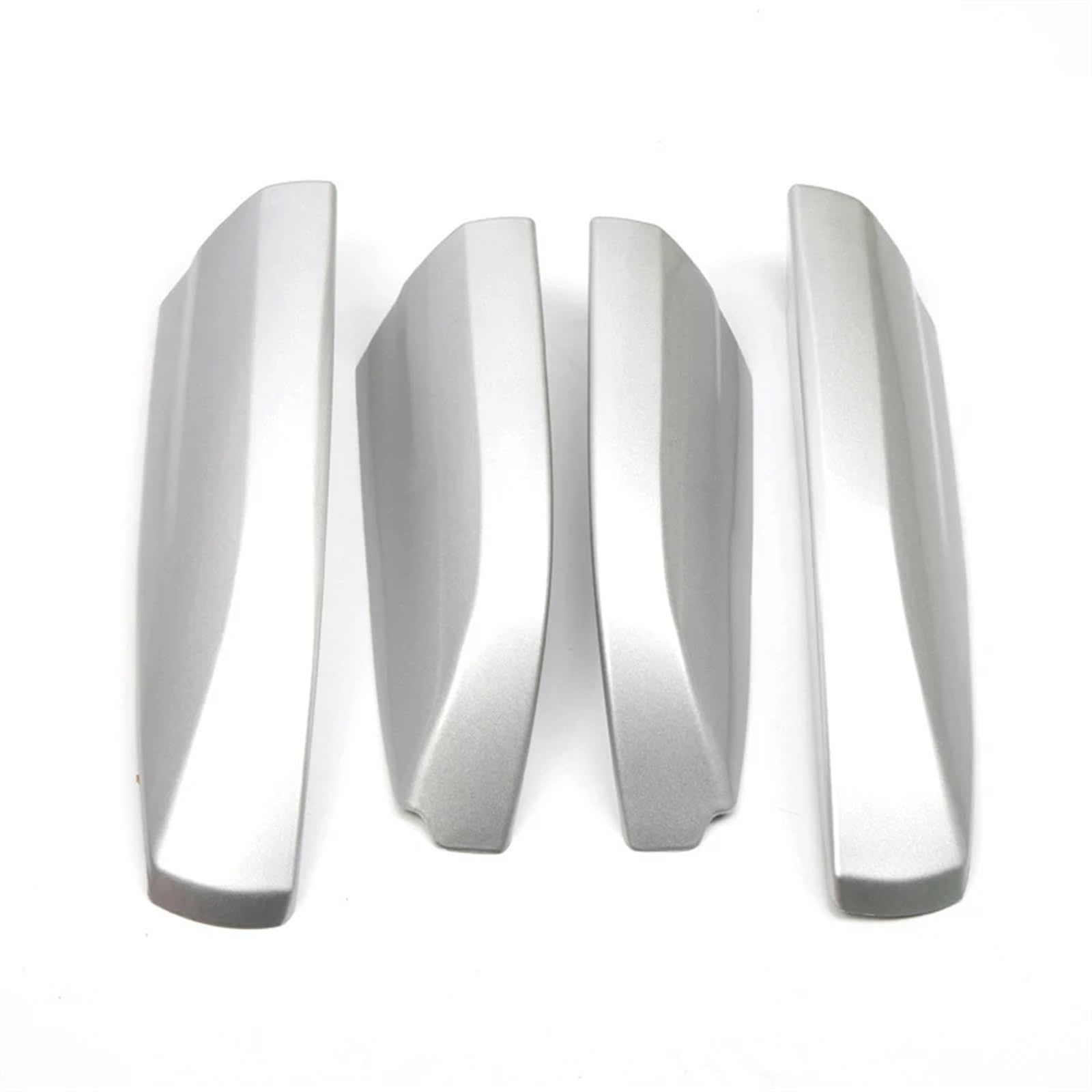 DEMULAX 4-teilige Dachgepäckträger-Abdeckung, Stangenschienen-Endschale, for Toyota, for Highlander XU50 2001–2007, Dachträger-End-Plasitc-Abdeckungsschutz Autodachgepäckträger-Abdeckung(Silver) von DEMULAX