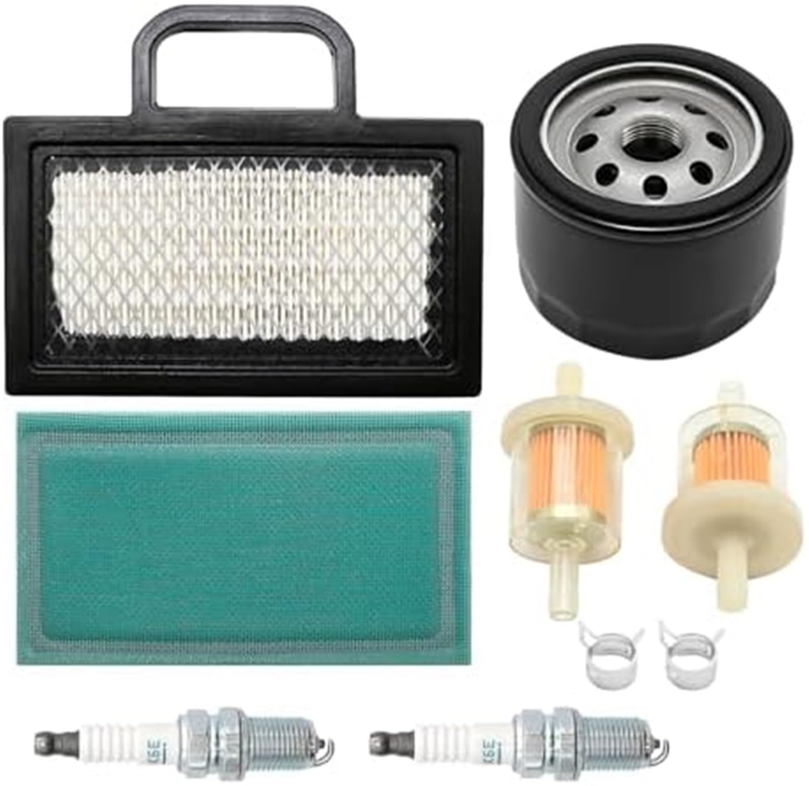 DEMULAX 499486S Luftfilter-Tune-Up-Kit mit Kraftstofffilter, Ölfilter, Zündkerze, Ersatz, for John Deere, Rasentraktor D130, D140, L111, Ersatz, for Husqvarna, Ersatz, for Toro-Modelle Luftfilter-Eins DEMULAX 499486S Luftfilter-Tune-Up-Kit mit Kraftstofffilter, Ölfilter, Zündkerze, Ersatz, for John Deere, Rasentraktor D130, D140, L111, Ersatz, for Husqvarna, Ersatz, for Toro-Modelle Luftfilter-Eins von DEMULAX