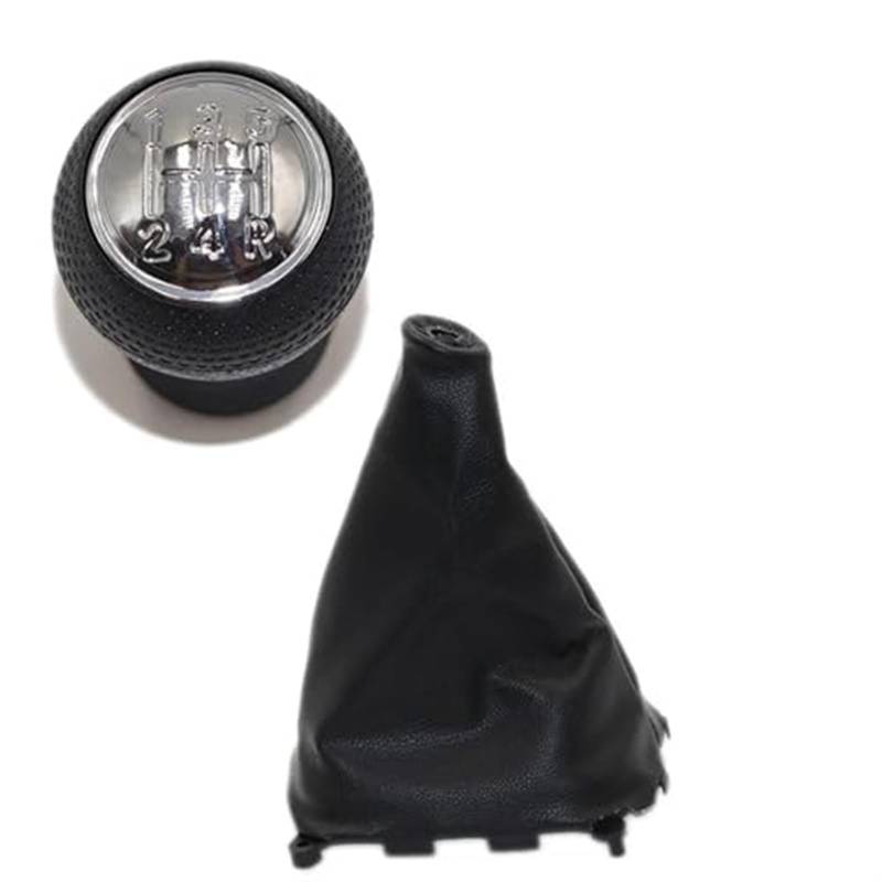 DEMULAX 5-Gang-Auto-Shift-Schaltknauf-Hebel Gaitor-Kofferraumabdeckung, for Mazda, Protege 323 1998 1999 2000 2001 2002 2003 Auto-Schaltknauf(Black 1 Set) von DEMULAX