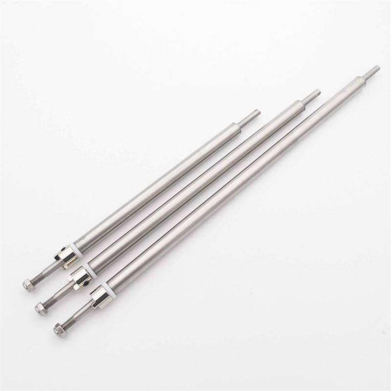 DEMULAX 5mm Antriebswellenhülse Propeller Dog Drive 304 Edelstahl Upgrade Teile RC Boot Marine Yacht Mono Wasserfahrzeugpropeller(Shaft Length 20cm) von DEMULAX
