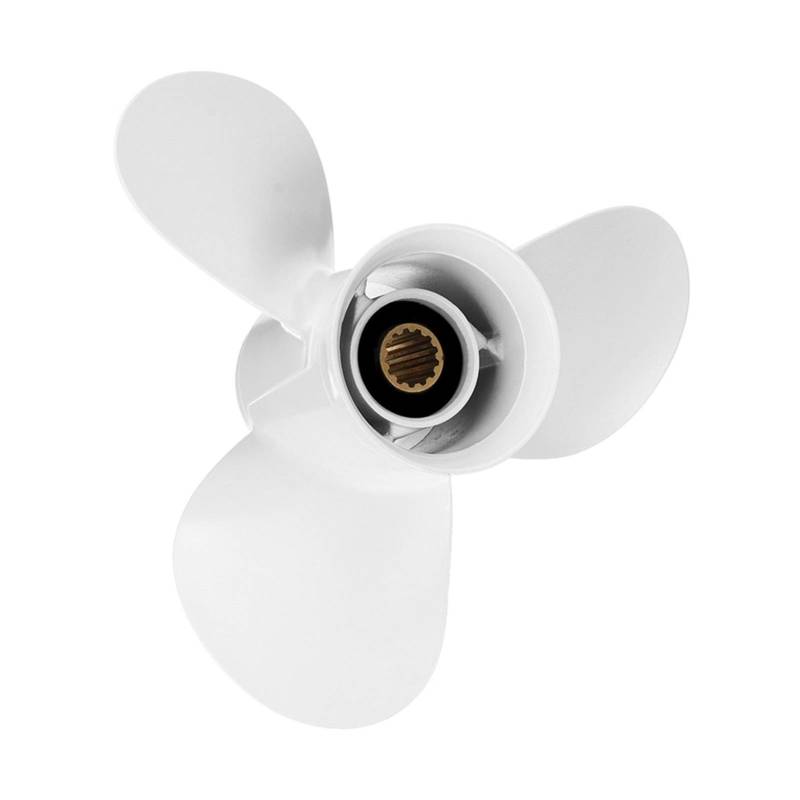 DEMULAX 663-45943-02-EL Marineboot-Außenbordpropeller 11 x 15, for Yamaha, 40–60 PS Wasserfahrzeugpropeller von DEMULAX